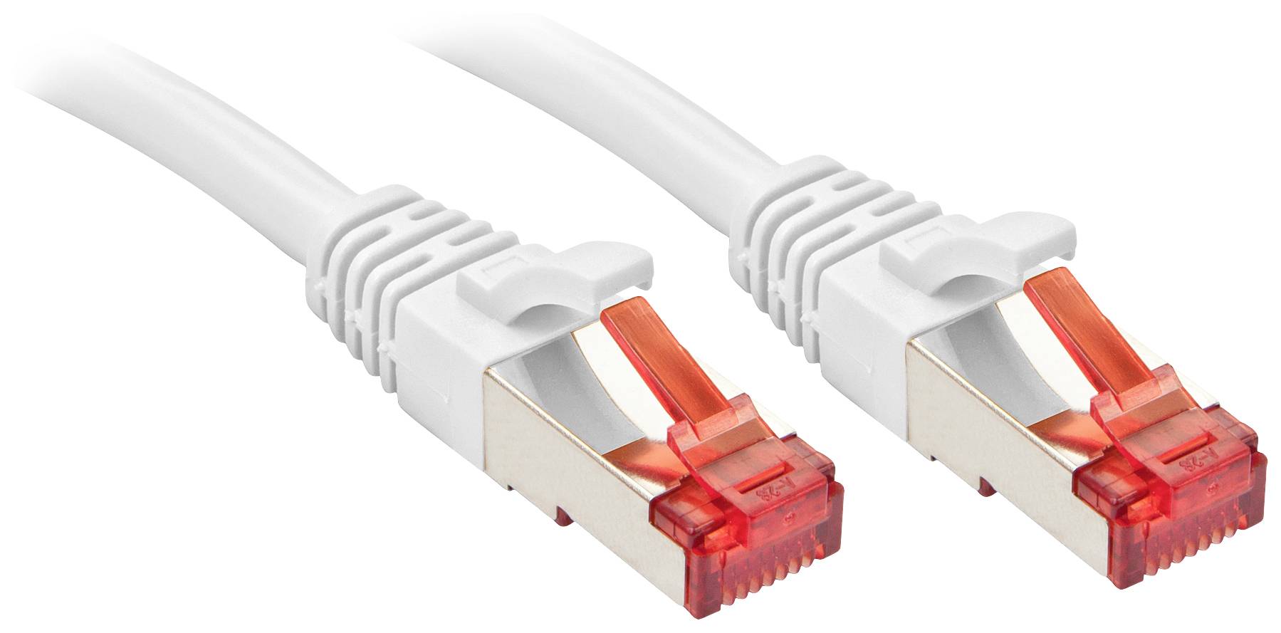 LINDY mrežni patch kabl 7,50 m bela RJ45 utikač 2535179