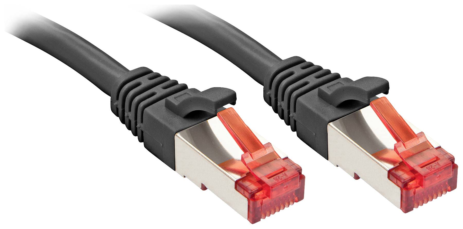 LINDY mrežni patch kabl 15,00 m crna RJ45 utikač 2535189