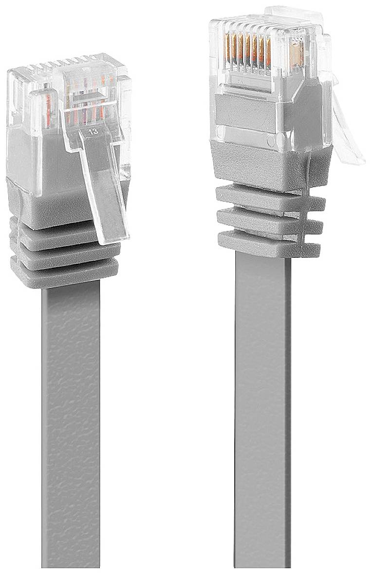 LINDY mrežni patch kabl 3,00 m siva RJ45 utikač 2535217