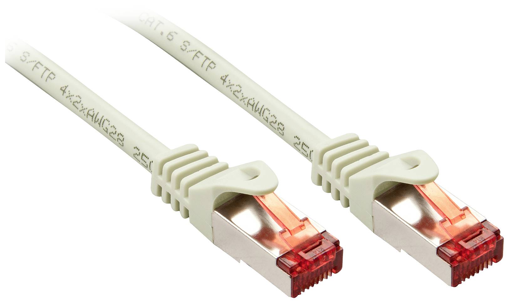 LINDY mrežni patch kabl 0,50 m siva RJ45 utikač 2535242