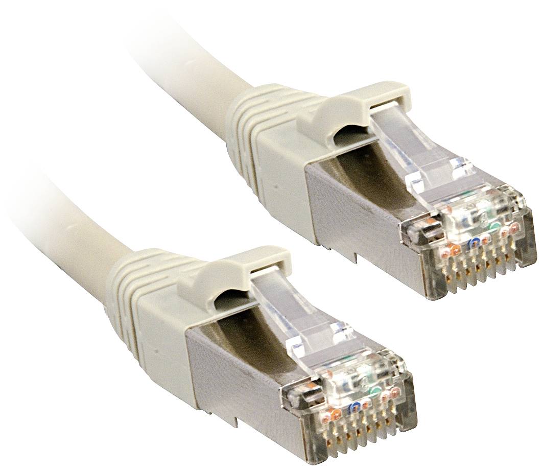 LINDY mrežni patch kabl 7,50 m siva RJ45 utikač 2535243