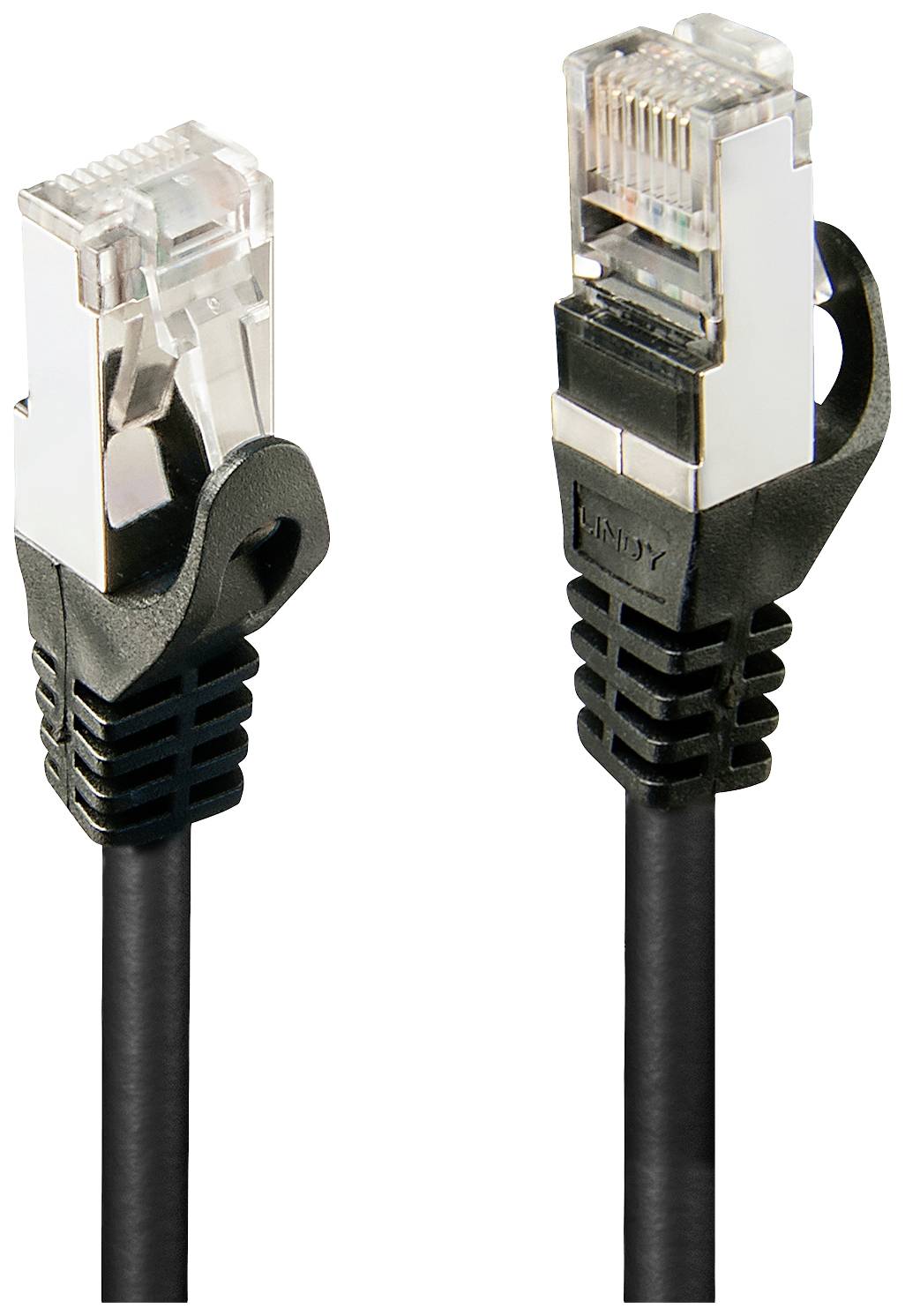 LINDY mrežni patch kabl 1,00 m crna RJ45 utikač 2535301
