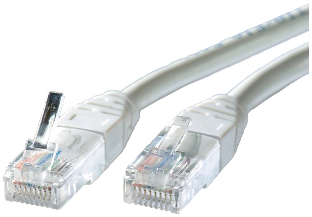 Roline mrežni patch kabl 0,50 m siva RJ45 utikač 2557096