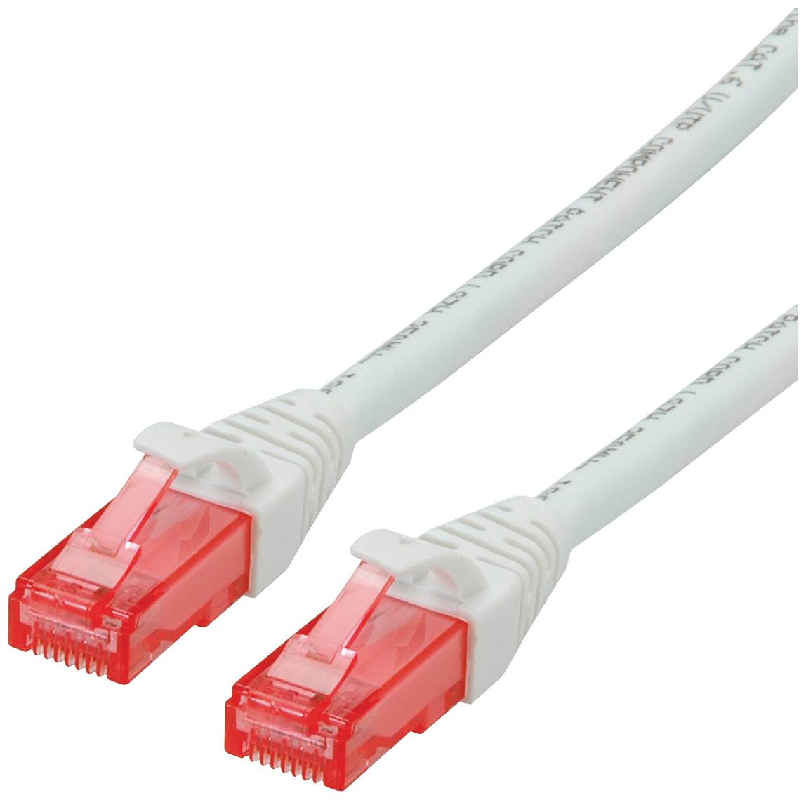 Roline mrežni patch kabl 1,00 m bela RJ45 utikač