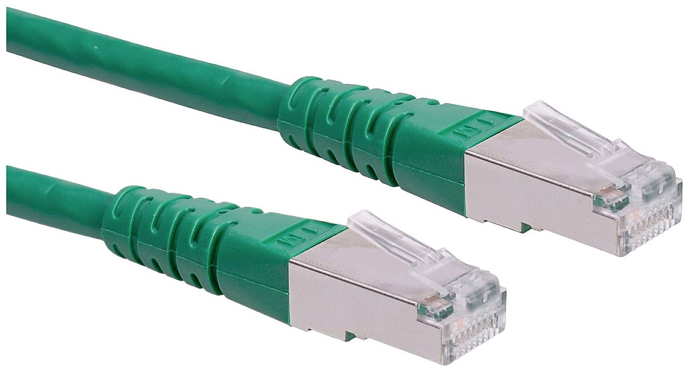 Roline mrežni patch kabl 0,30 m zelena RJ45 utikač 2557227