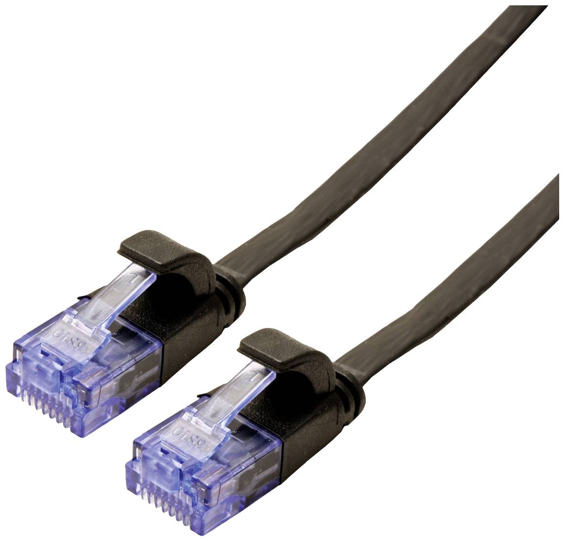 Value mrežni patch kabl 0,50 m crna RJ45 utikač 2557470