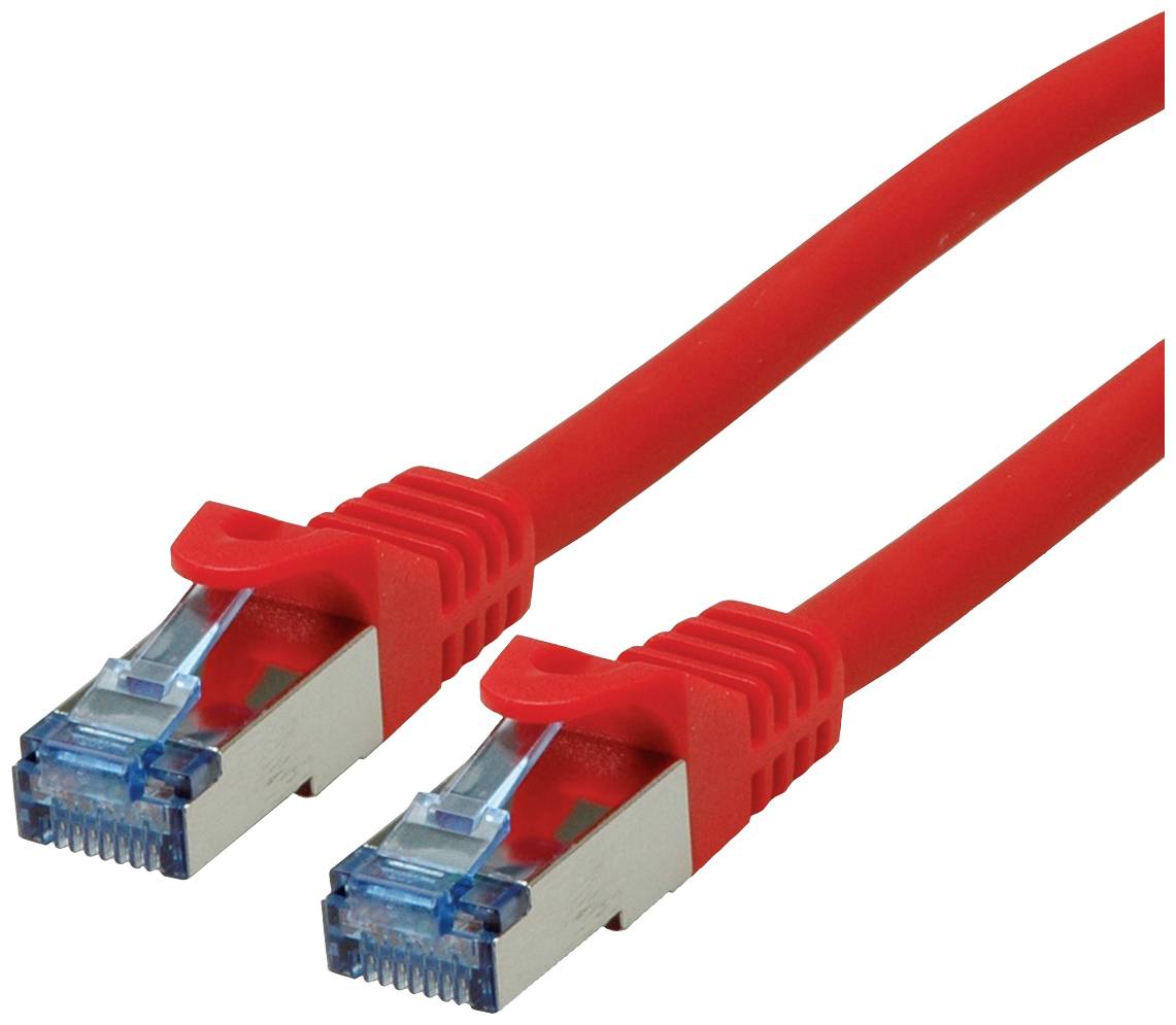Roline mrežni patch kabl 0,50 m crvena (jasna) RJ45 utikač 2557501