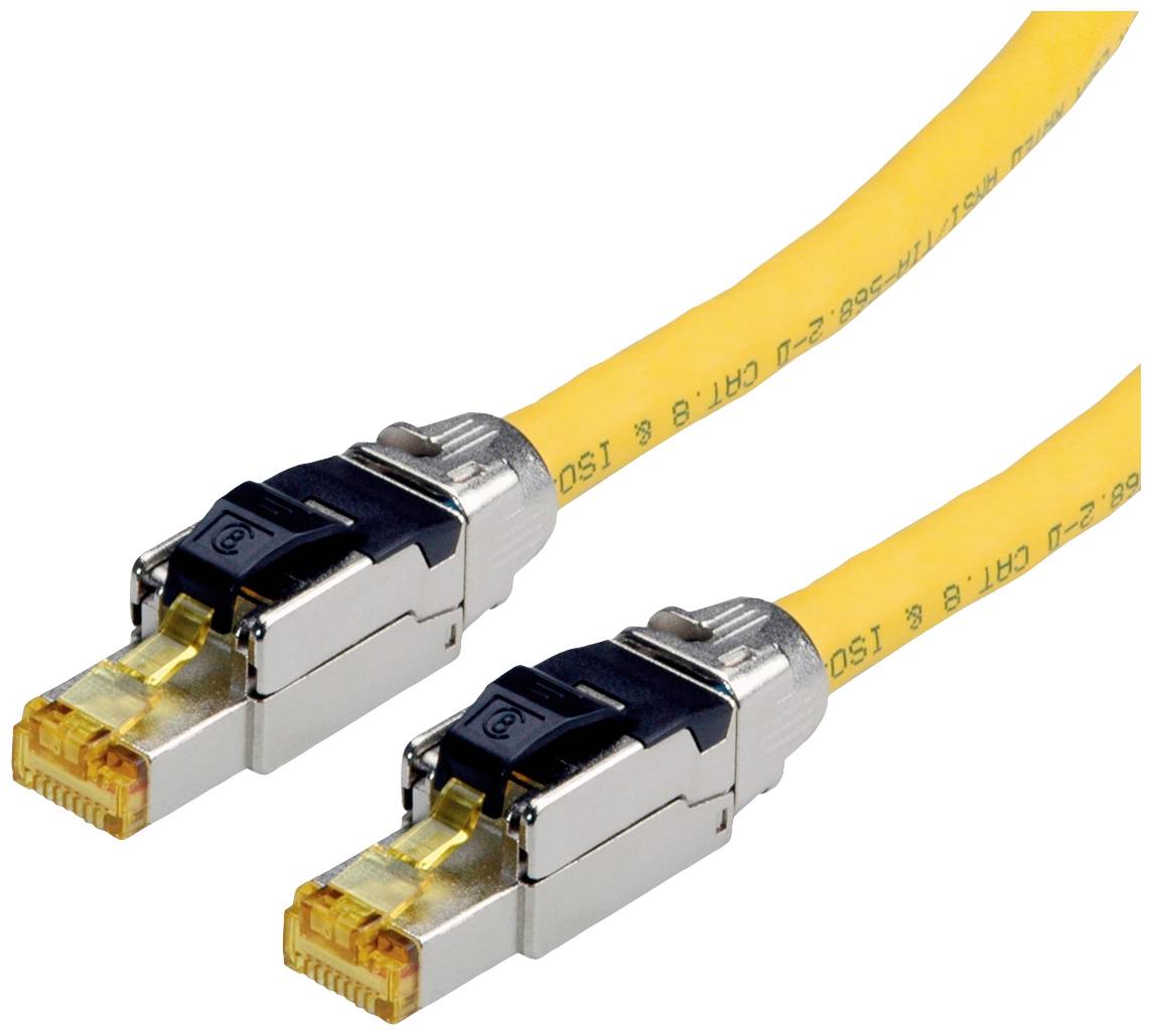 Roline mrežni patch kabl 3,00 m žuta RJ45 utikač 2557647