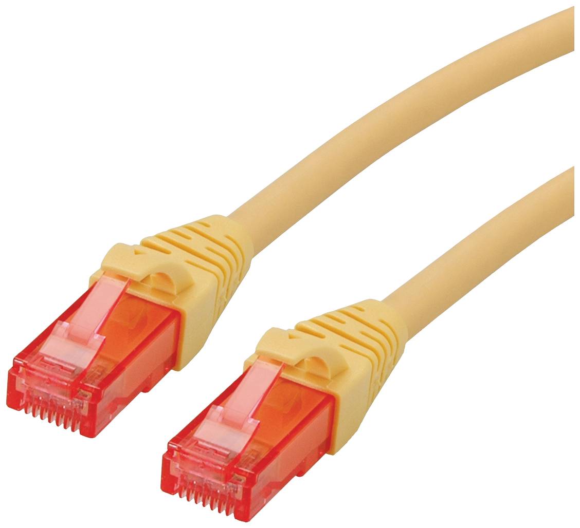 Roline mrežni patch kabl 0,50 m žuta RJ45 utikač 2557716