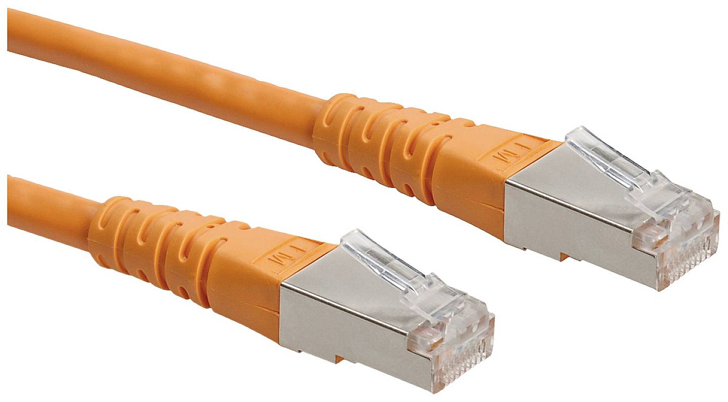 Roline mrežni patch kabl 0,30 m narandžasta RJ45 utikač 2557795