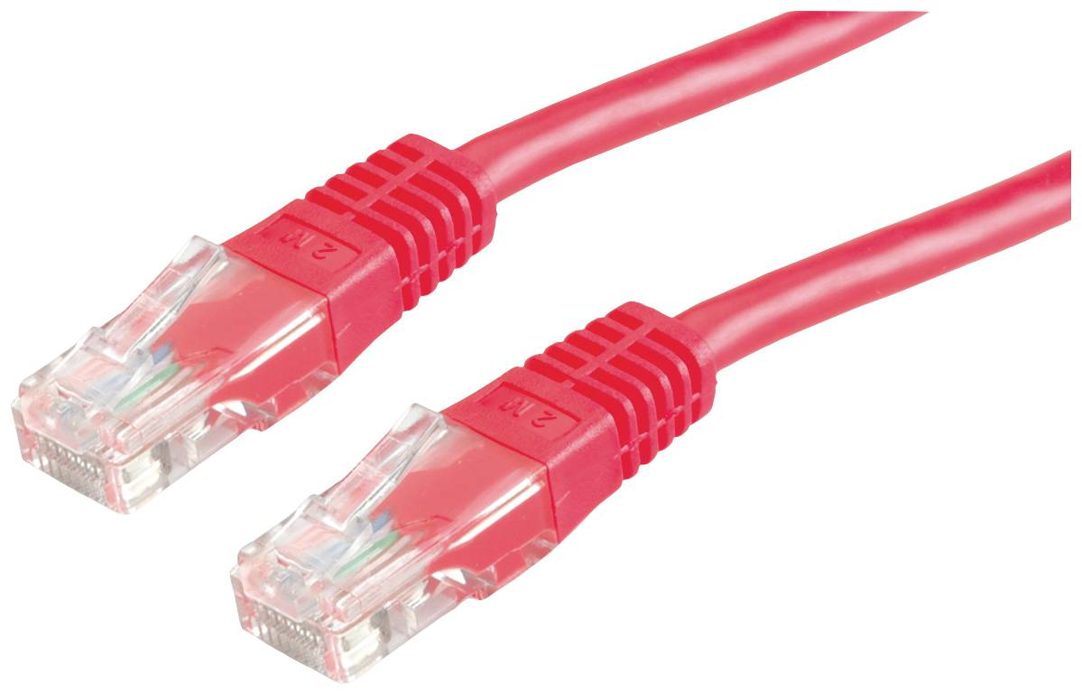 Value mrežni patch kabl 3,00 m crvena (jasna) RJ45 utikač 2558016
