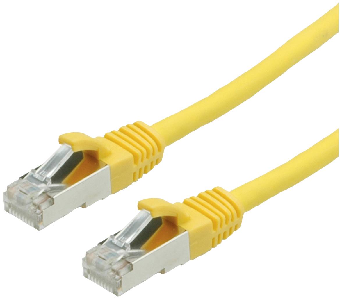 Value mrežni patch kabl 1,00 m žuta RJ45 utikač 2558036