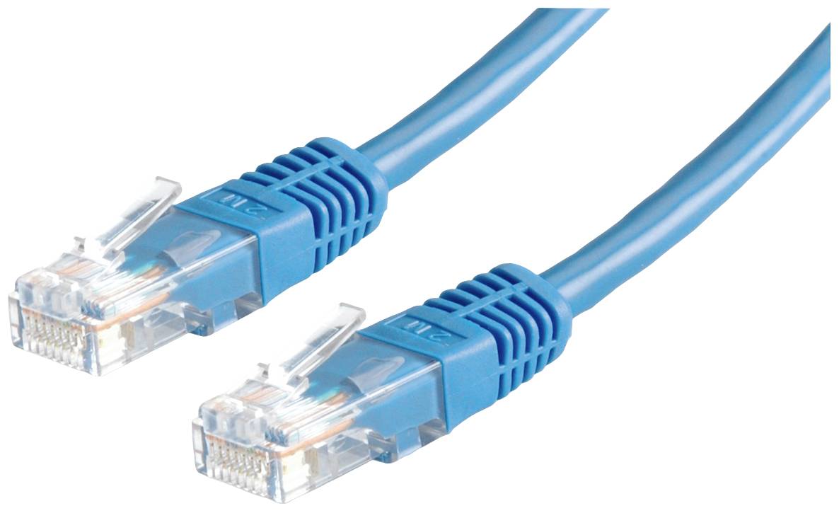 Value mrežni patch kabl 2,00 m plava RJ45 utikač 2558348