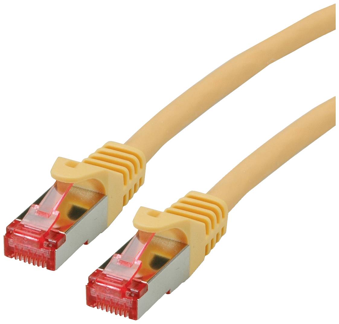 Roline mrežni patch kabl 0,30 m žuta RJ45 utikač 2558497