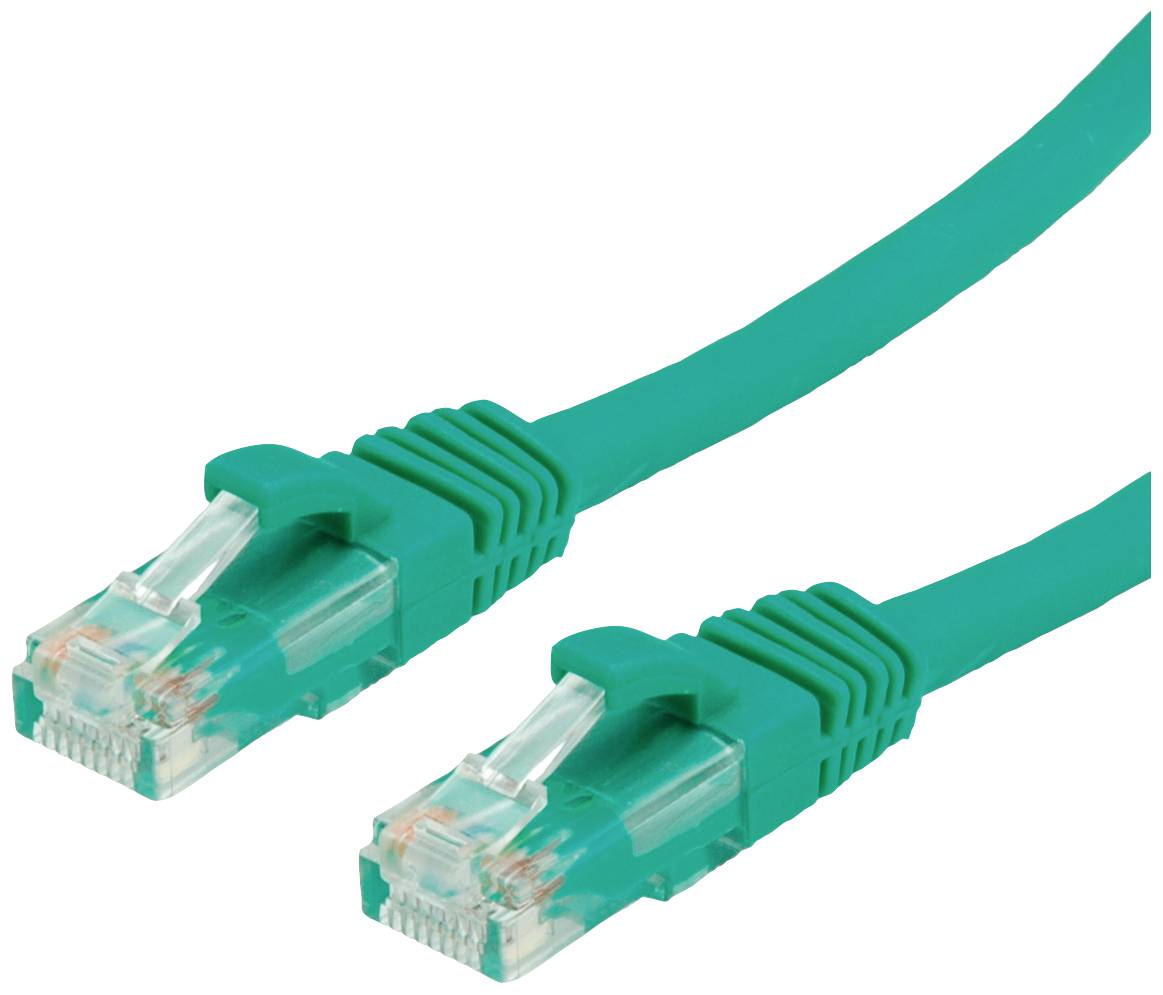 Value mrežni patch kabl 0,30 m zelena RJ45 utikač