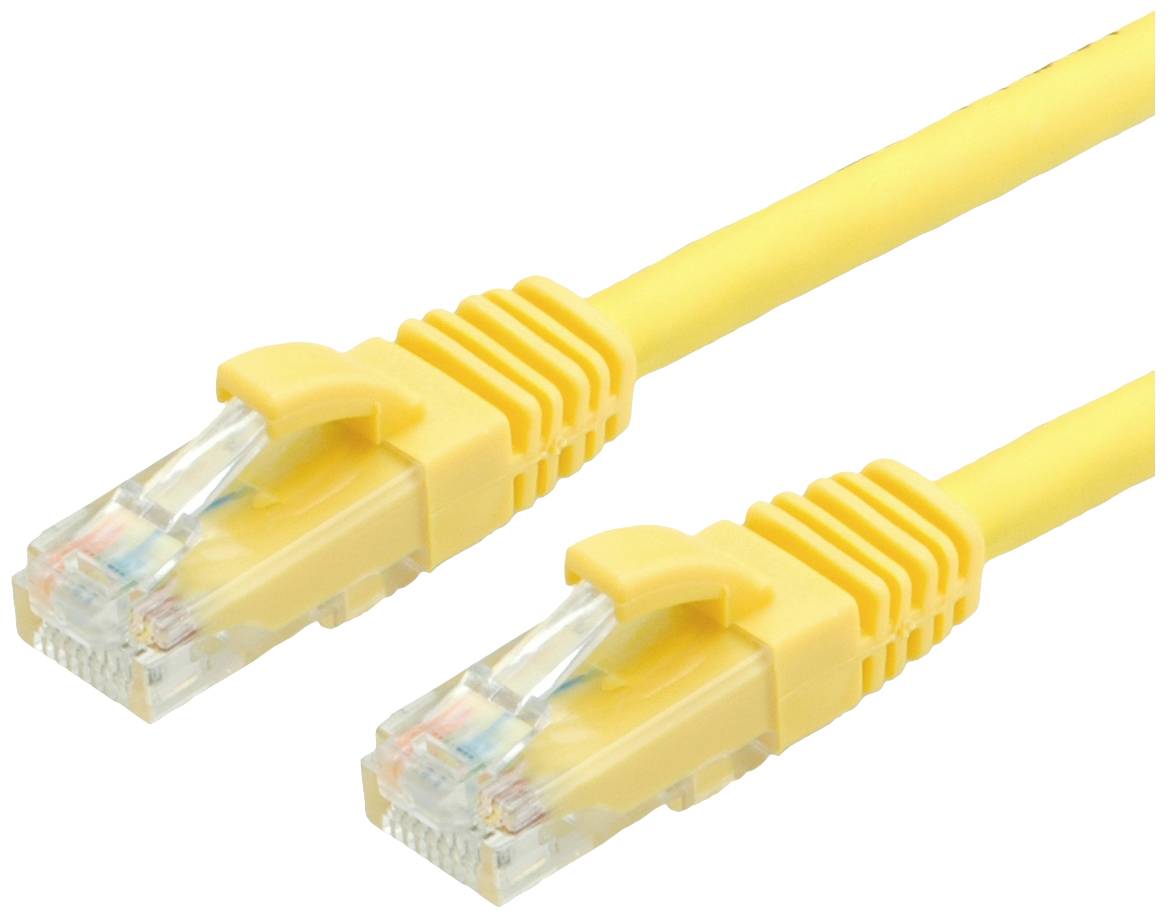 Value mrežni patch kabl 0,50 m žuta RJ45 utikač 2558785