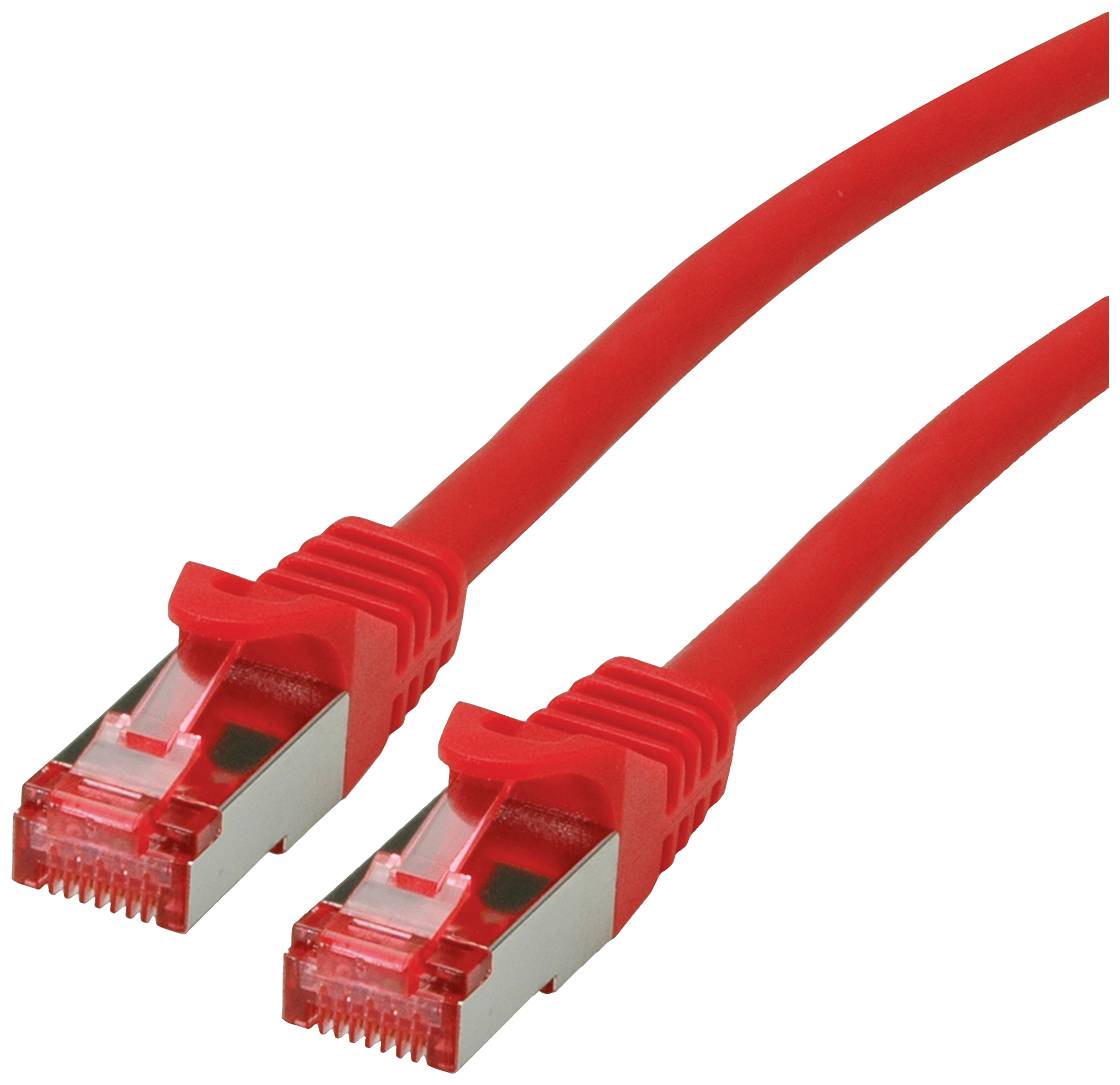 Roline mrežni patch kabl 1,50 m crvena (jasna) RJ45 utikač 2558828