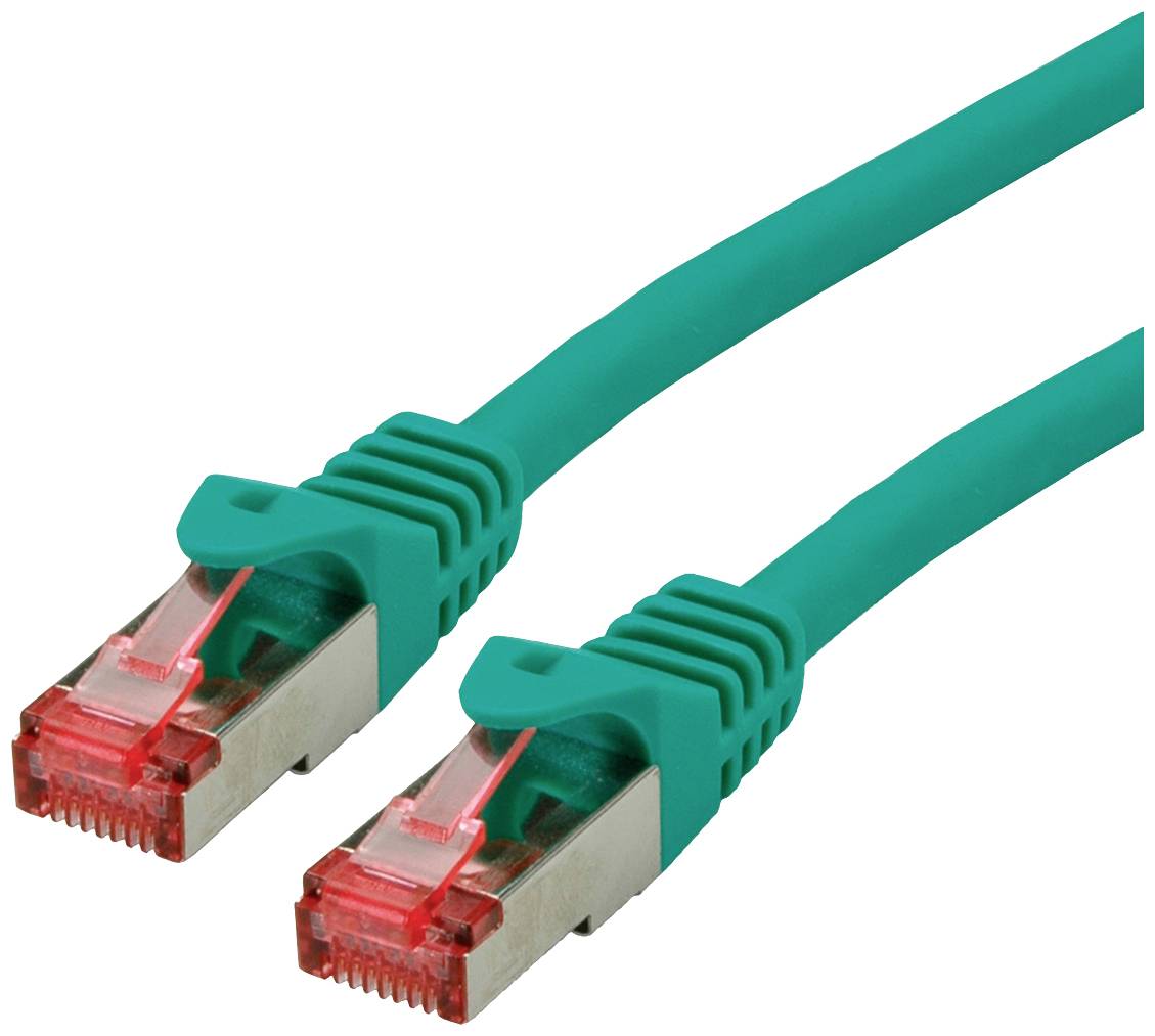 Roline mrežni patch kabl 0,50 m zelena RJ45 utikač 2558830