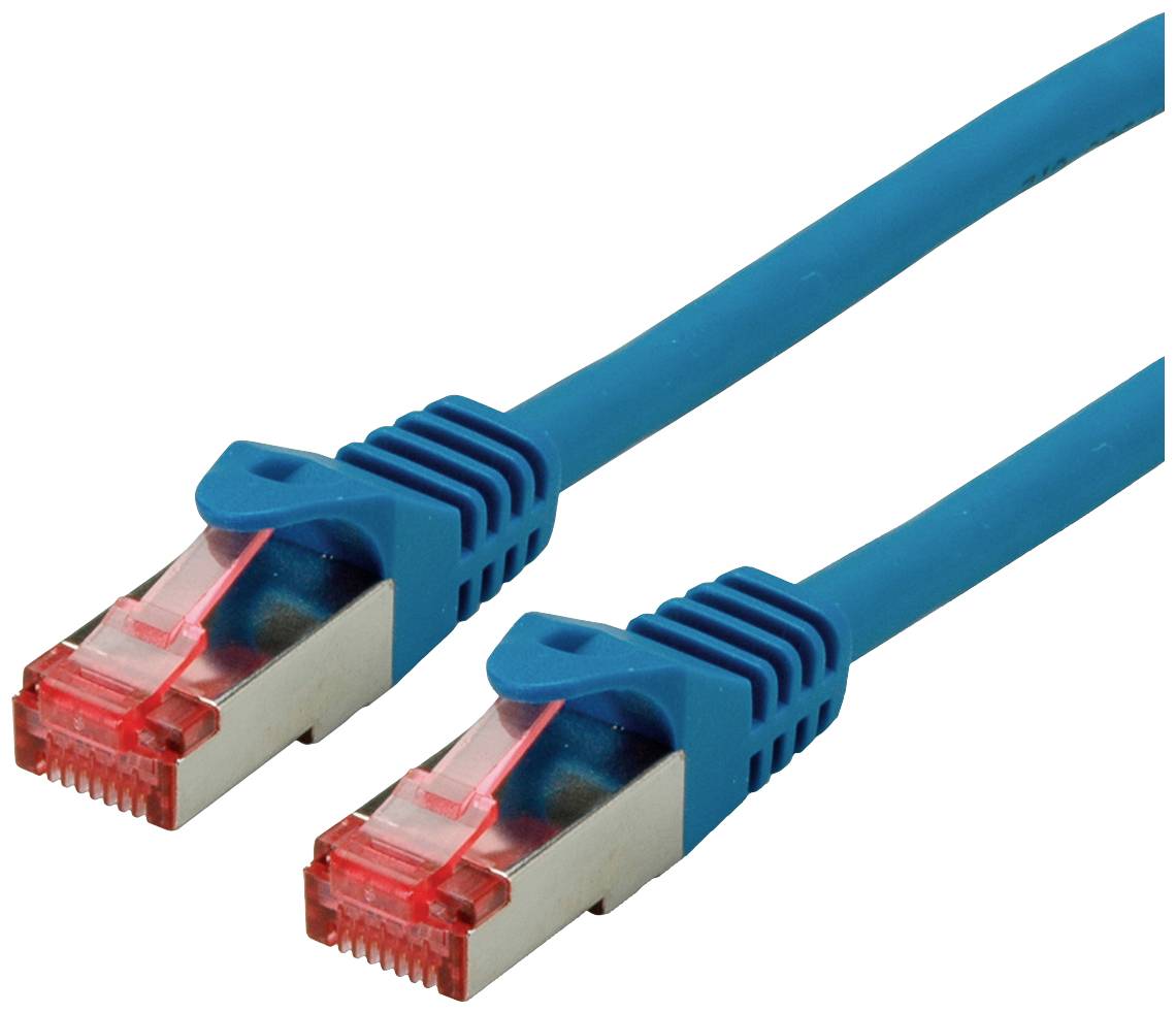 Roline mrežni patch kabl 2,00 m plava RJ45 utikač 2558832