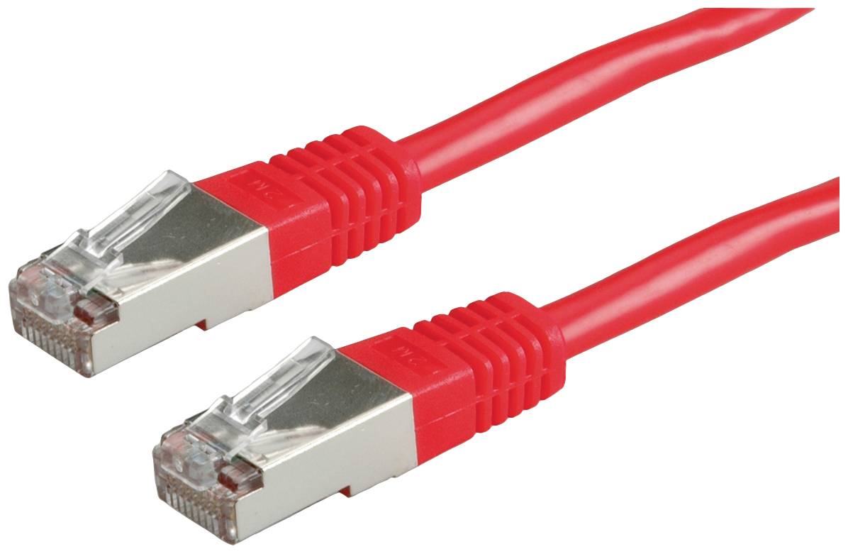 Value mrežni patch kabl 0,50 m crvena (jasna) RJ45 utikač 2558851