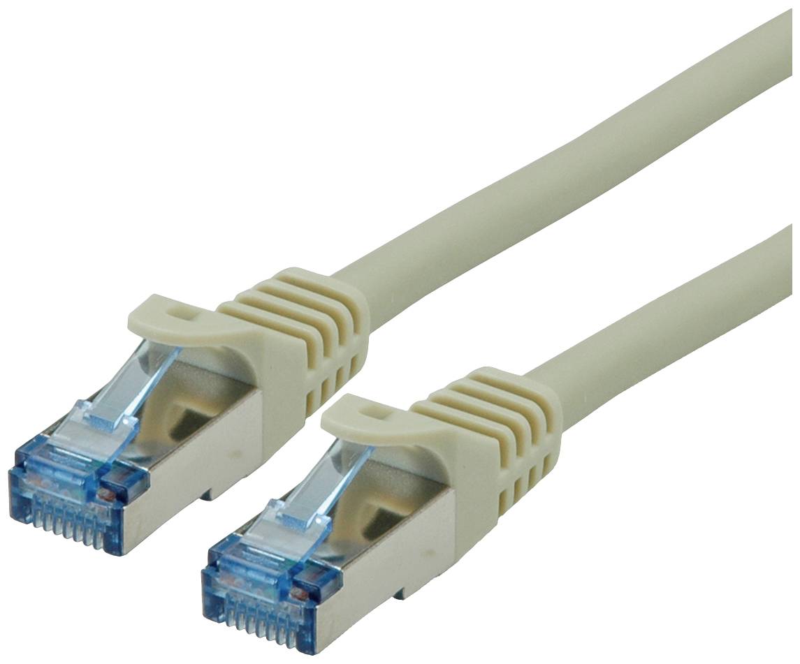 Roline mrežni patch kabl 1,00 m siva RJ45 utikač 2558904