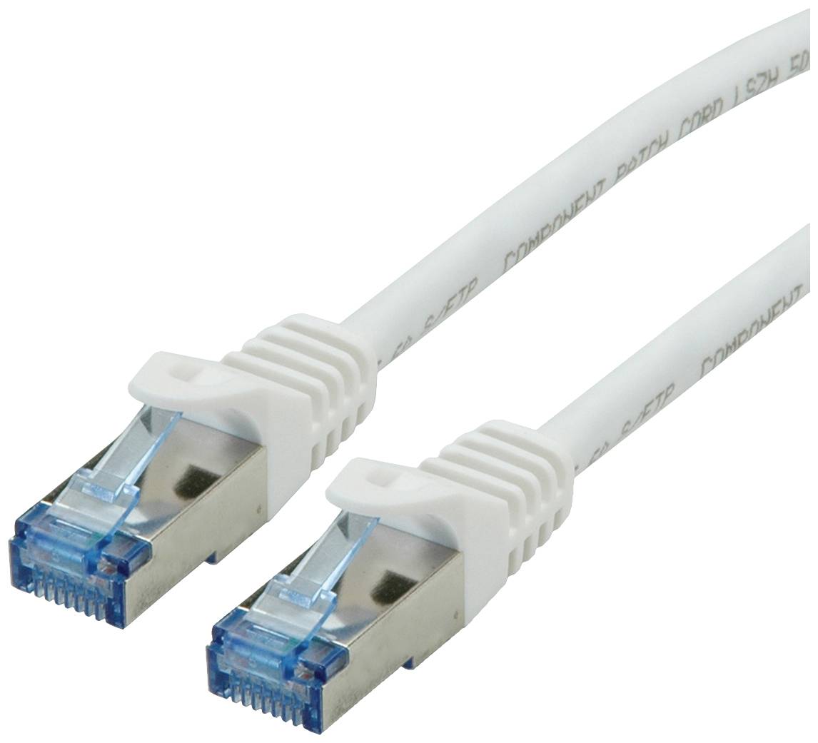 Roline mrežni patch kabl 15,00 m bela RJ45 utikač 2558922