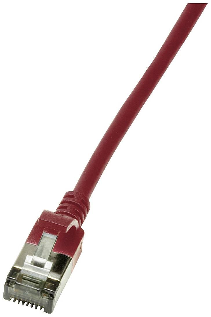LogiLink mrežni patch kabl 0,30 m crvena RJ45 utikač