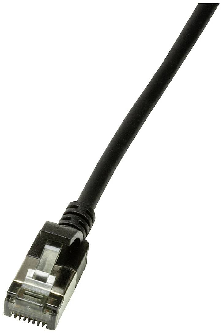 LogiLink mrežni patch kabl 5,00 m crna RJ45 utikač 2614822
