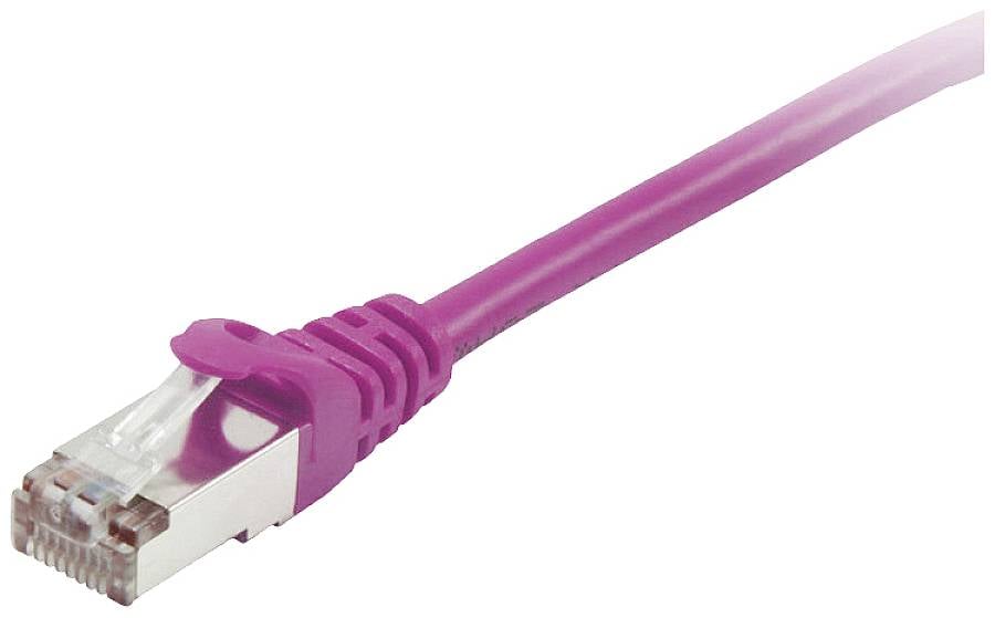 Equip mrežni patch kabl 1,00 m ljubičasta RJ45 utikač