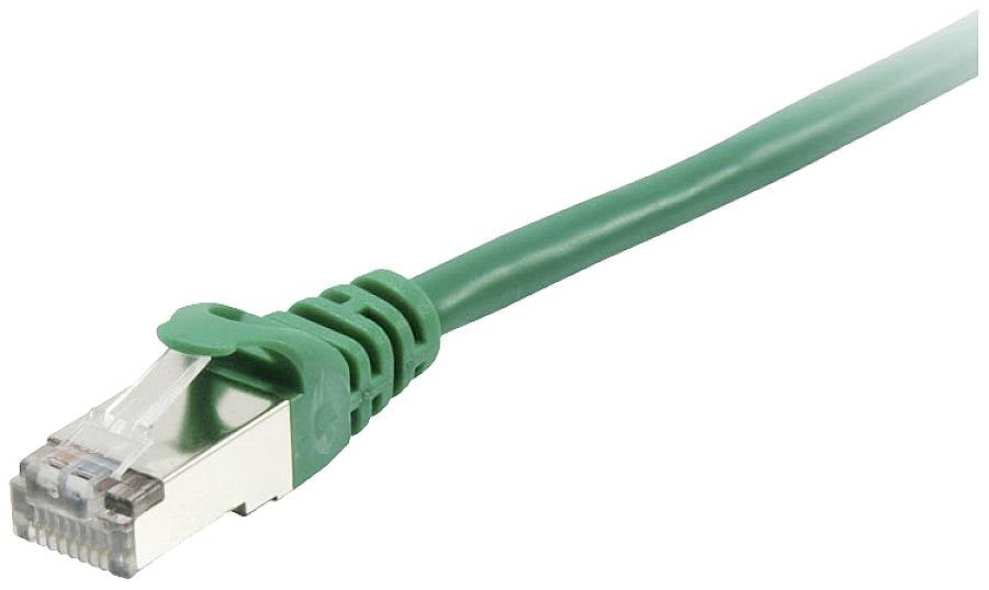 Equip mrežni patch kabl 10,00 m zelena RJ45 utikač