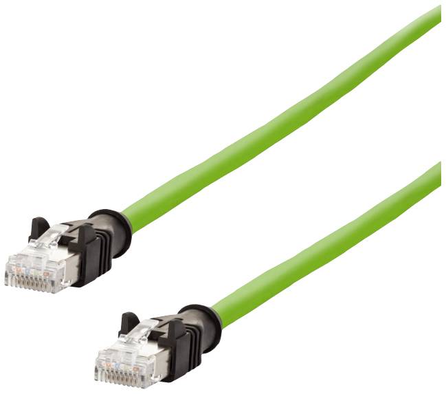 Metz Connect mrežni patch kabl 1,00 m zelena RJ45 utikač