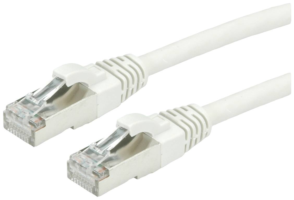 Roline mrežni patch kabl 1,00 m siva RJ45 utikač 2887662