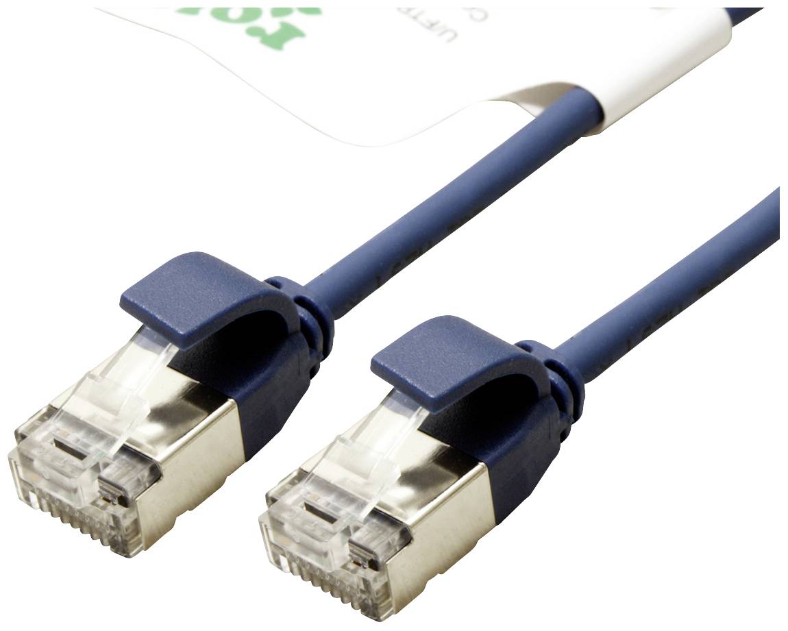 Roline mrežni patch kabl 0,15 m plava RJ45 utikač 2887711