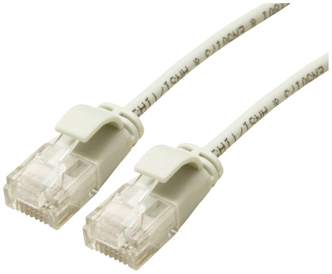 Roline mrežni patch kabl 5,00 m siva RJ45 utikač 2887794