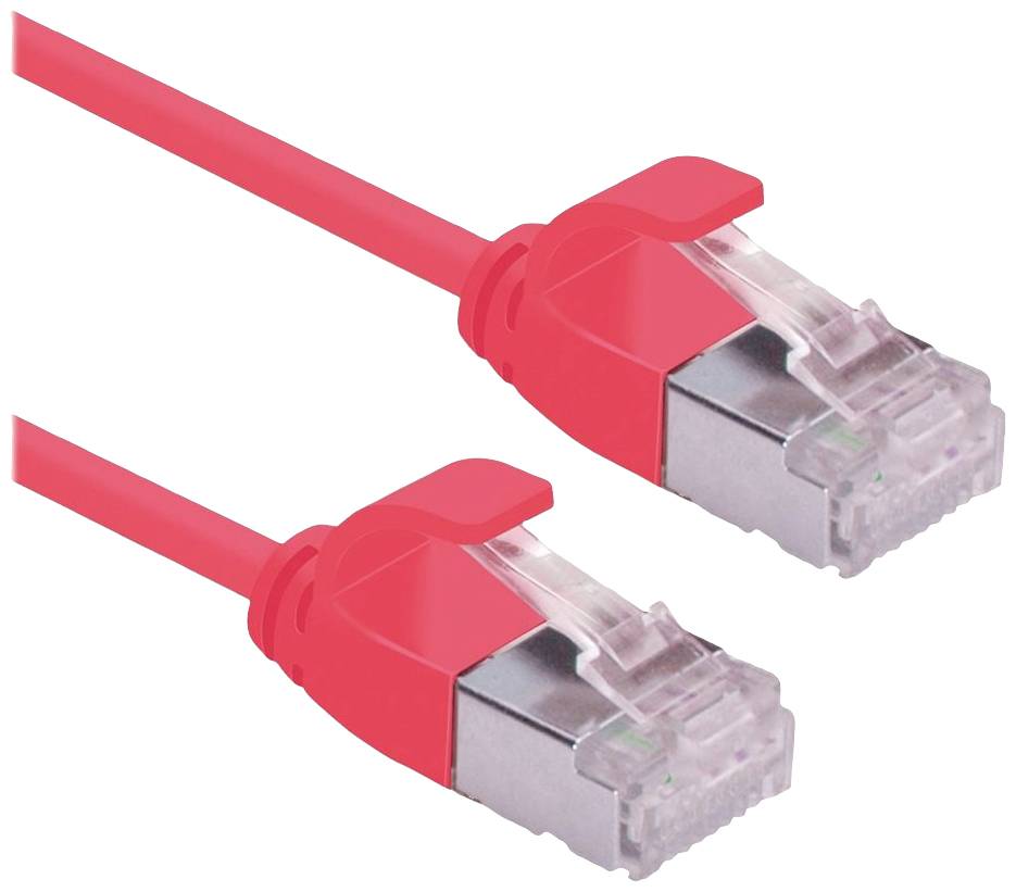 Roline mrežni patch kabl 0,30 m crvena (jasna) RJ45 utikač 2887887