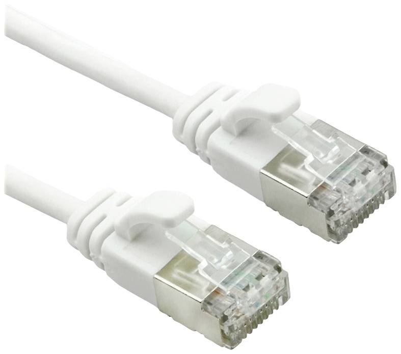 Roline mrežni patch kabl 0,30 m bela RJ45 utikač 2887903