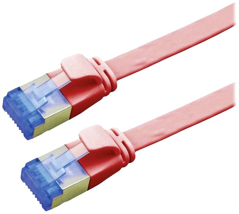 Value mrežni patch kabl 0,50 m crvena (jasna) RJ45 utikač 2887937