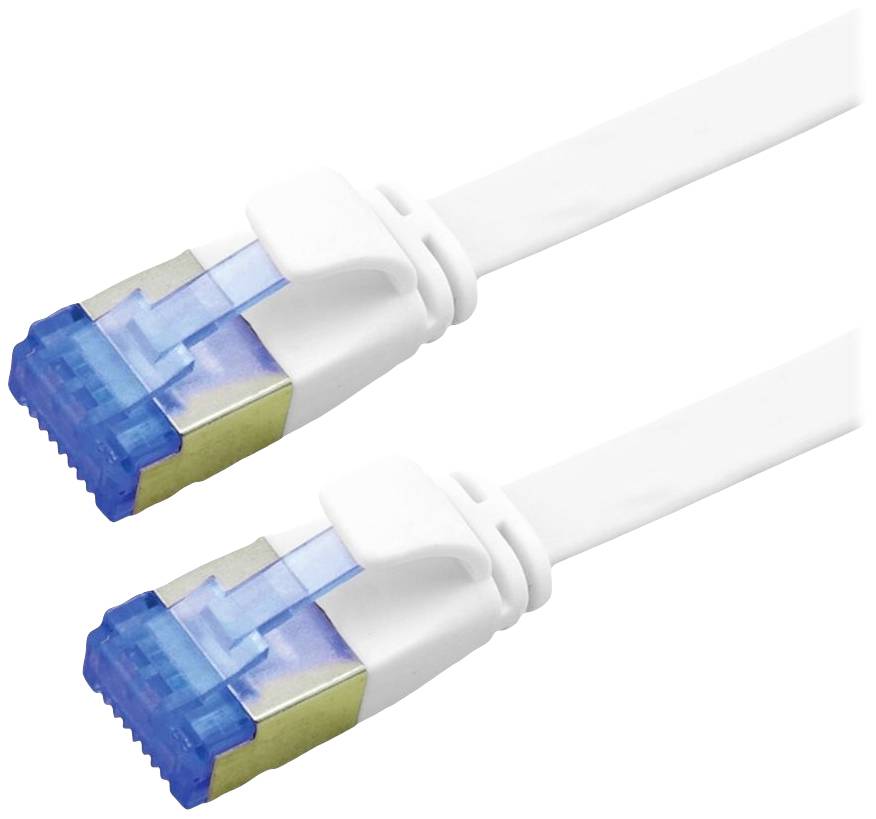 Value mrežni patch kabl 1,00 m bela RJ45 utikač 2887943