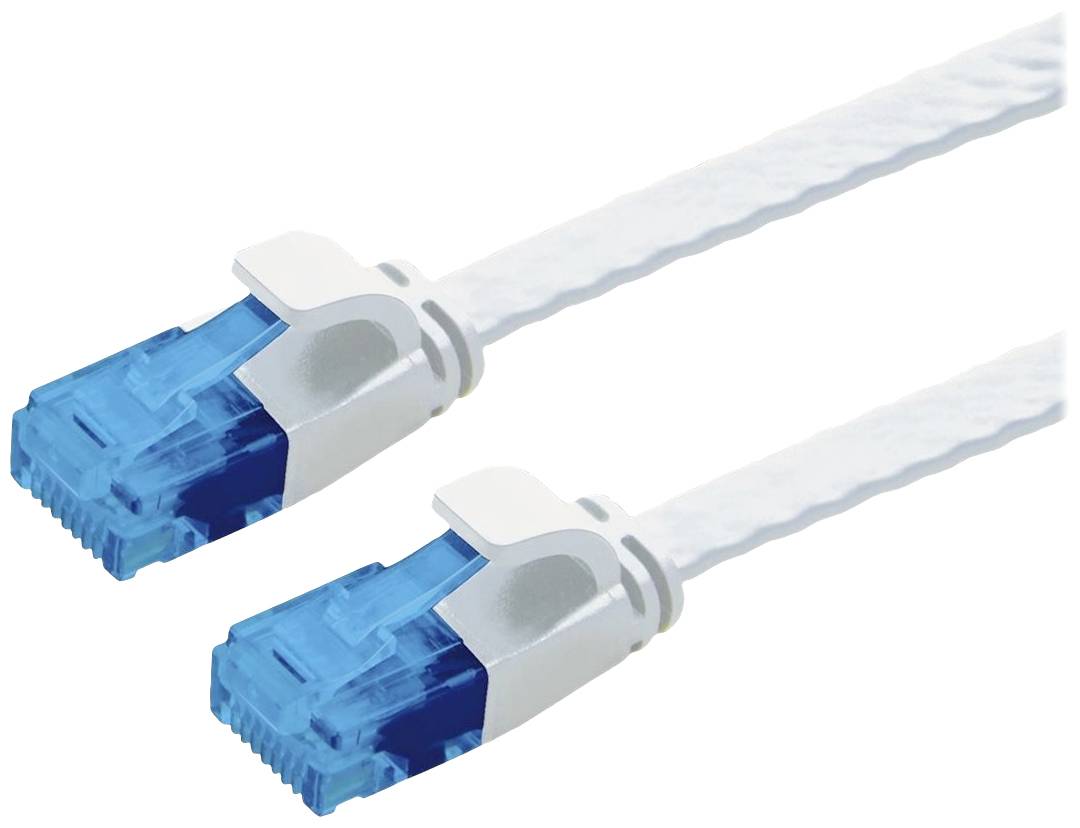 Value mrežni patch kabl 3,00 m bela RJ45 utikač 2887995