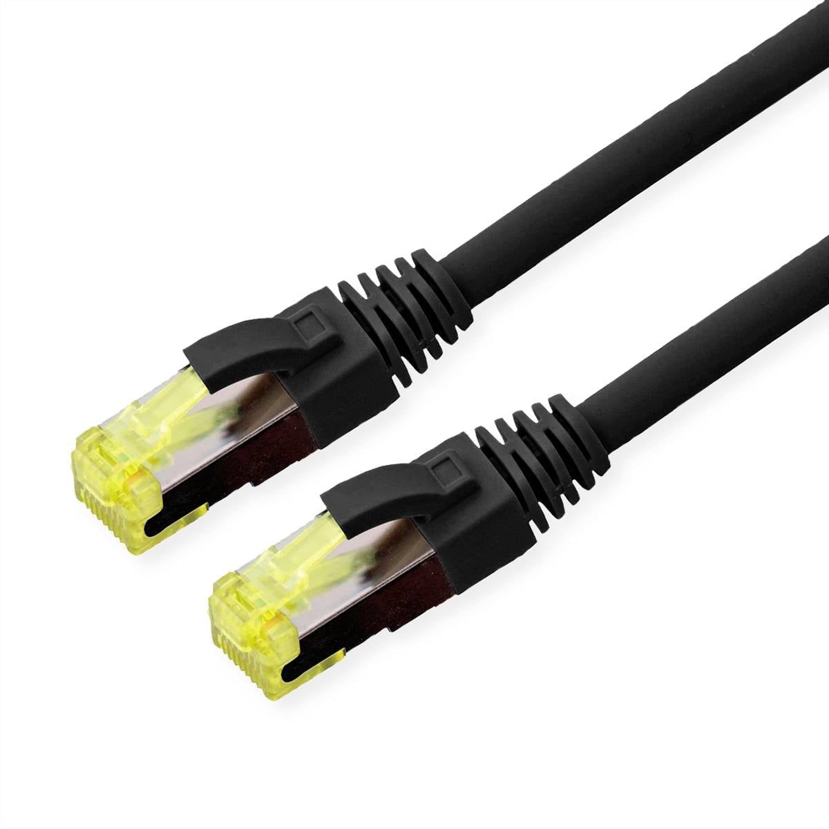 Roline mrežni patch kabl 10,00 m crna RJ45 utikač 2995466
