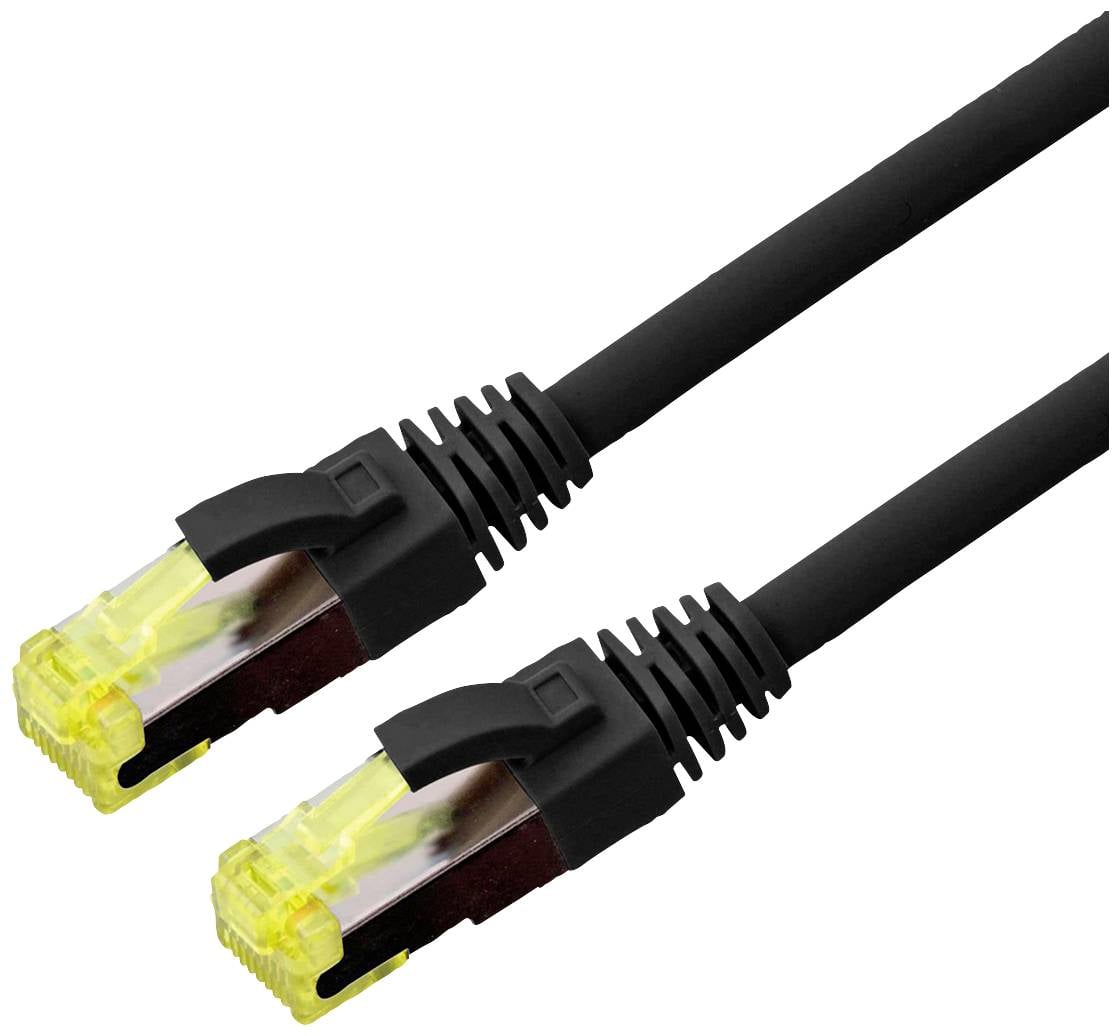 Roline mrežni patch kabl 2,00 m crna RJ45 utikač 2995467