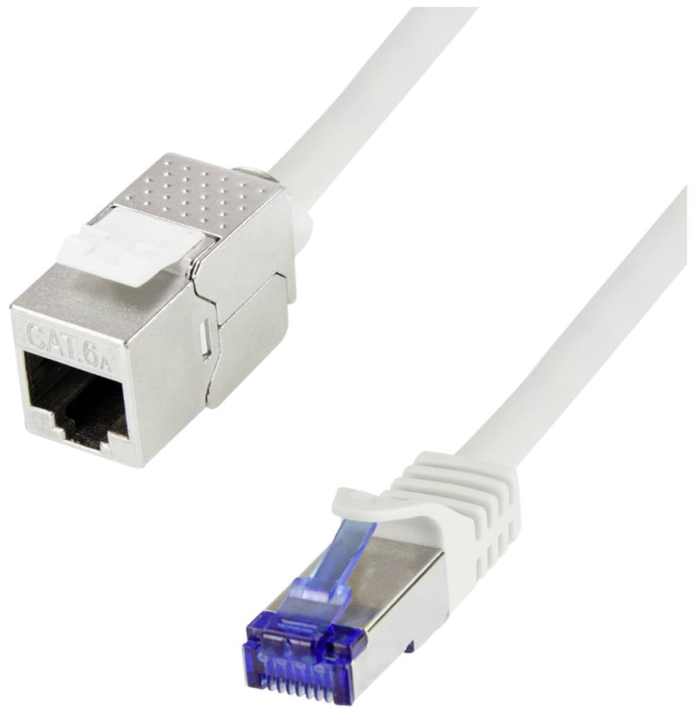 LogiLink mrežni patch kabl 5 m siva RJ45 utikač