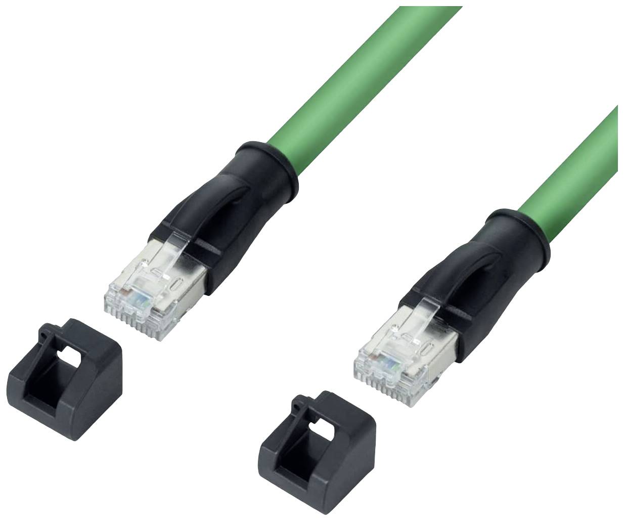 Lütze mrežni patch kabl 15 m zelena RJ45 utikač