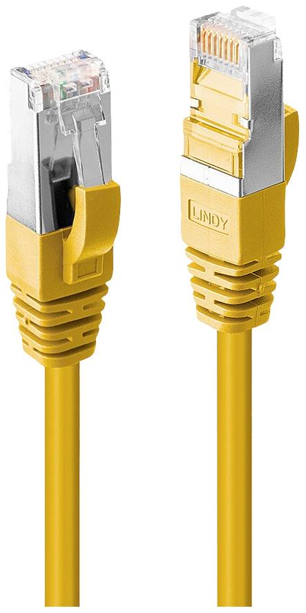 LINDY mrežni patch kabl 2,00 m žuta RJ45 utikač 3207817