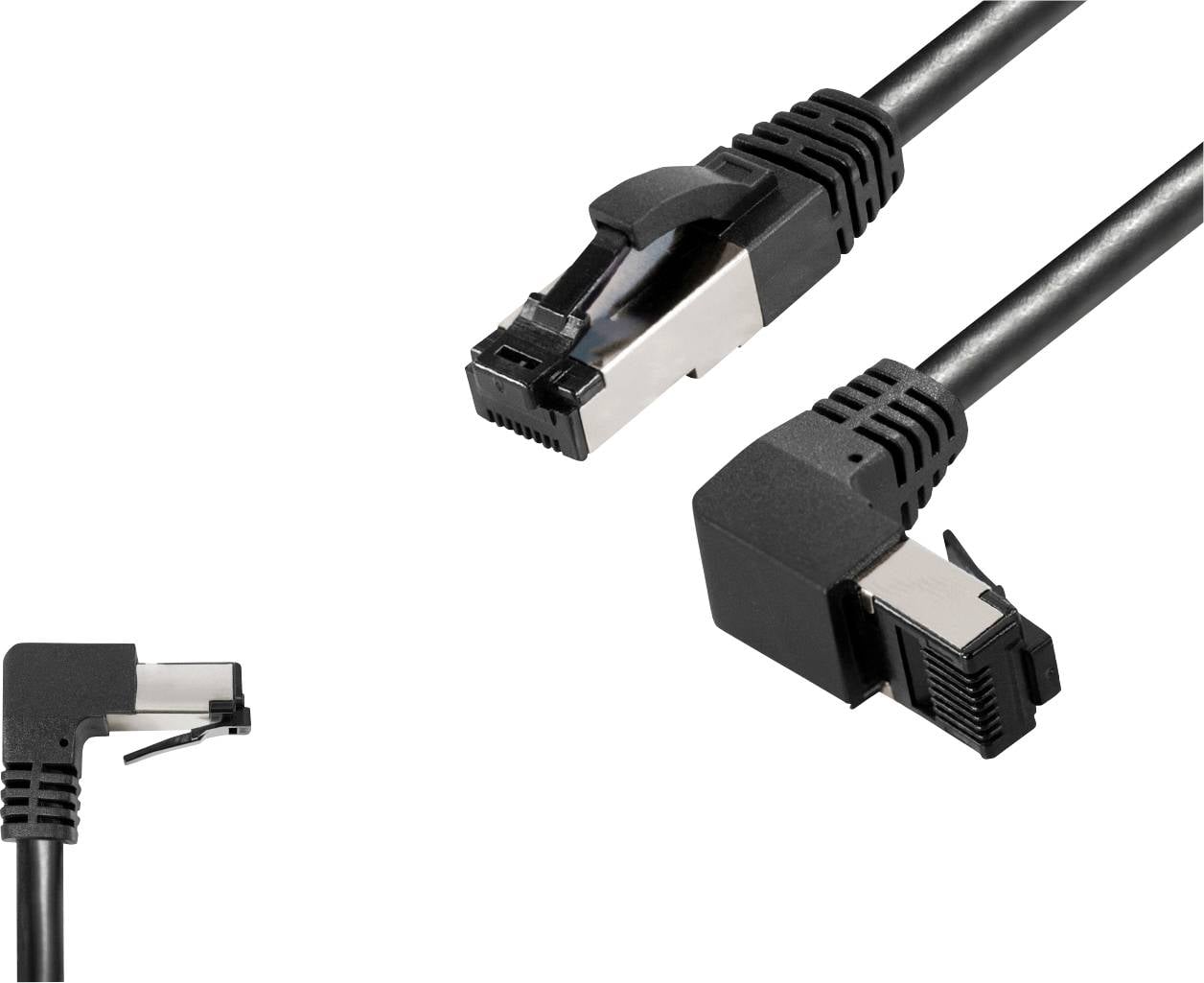 BKL Electronic mrežni patch kabl 2 m crna RJ45 utikač