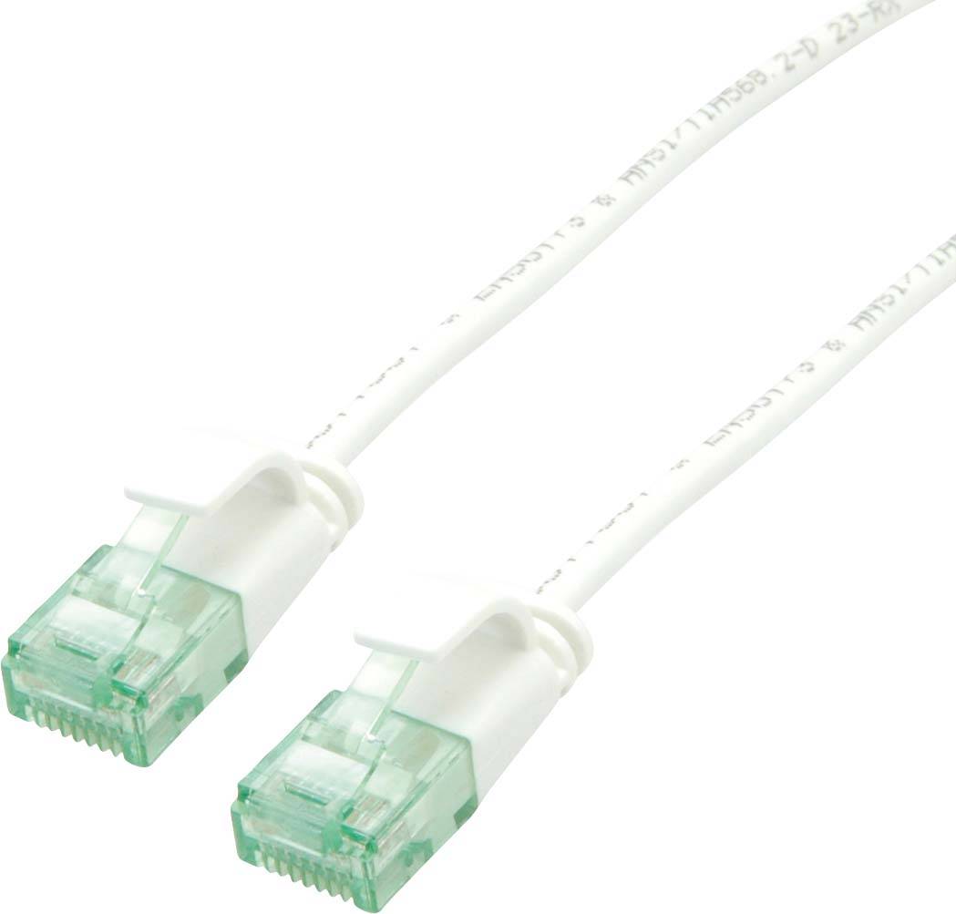 roline mrežni patch kabl 1,50 m bela RJ45 utikač