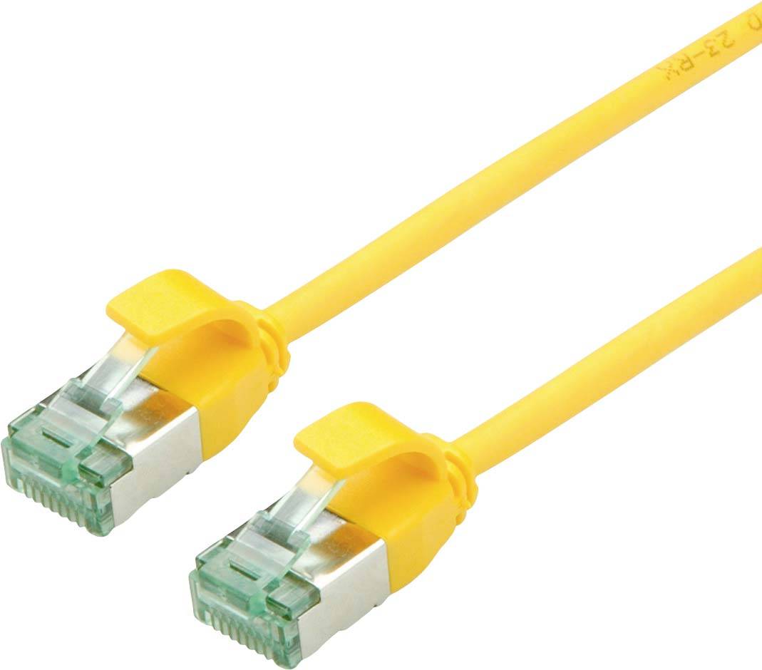 roline mrežni patch kabl 1,50 m žuta RJ45 utikač 3338968