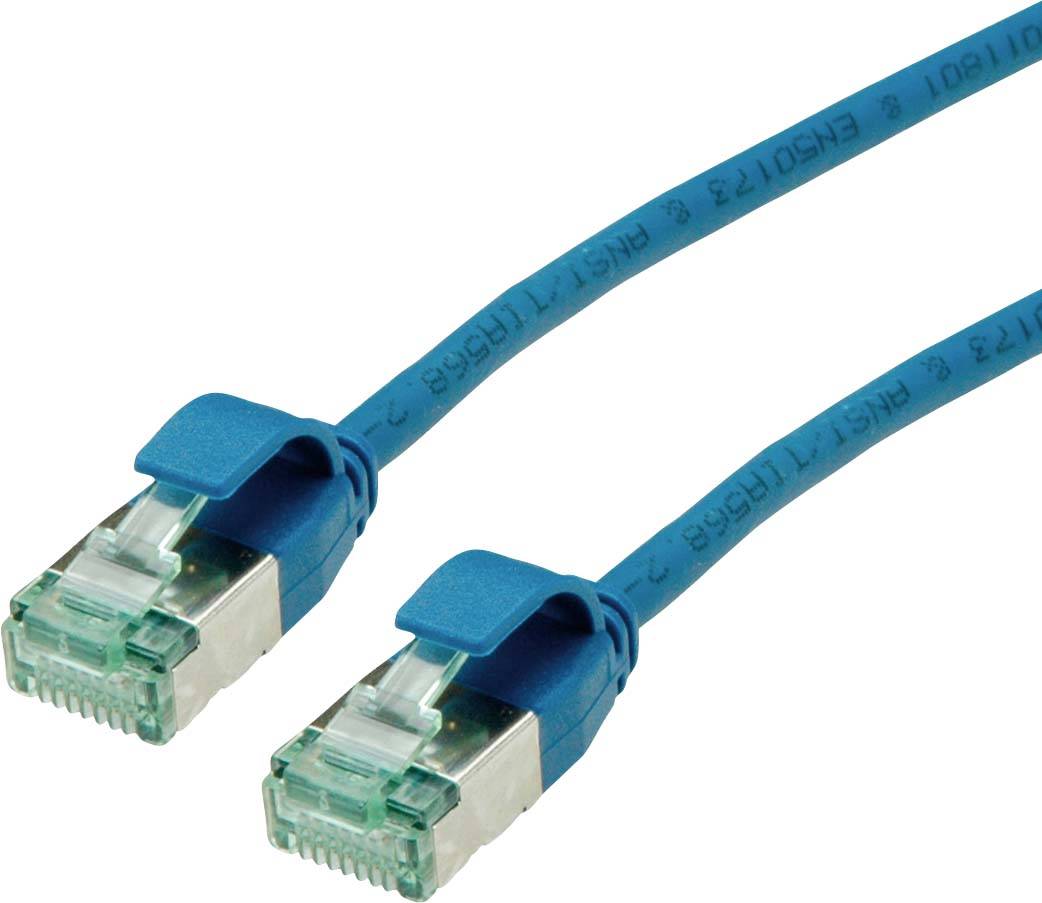 roline mrežni patch kabl 3,00 m plava RJ45 utikač 3338986