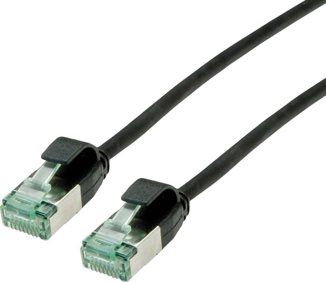 roline mrežni patch kabl 0,30 m crna RJ45 utikač 3338989