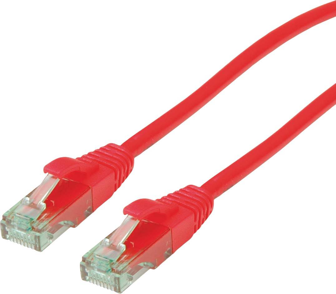 roline mrežni patch kabl 15,00 m crvena (jasna) RJ45 utikač